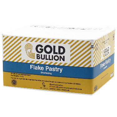 

Flake Pastry Gold Bullion Repack / Korsvet korvet Croissant / Puff Shortening / Mentega Pastri