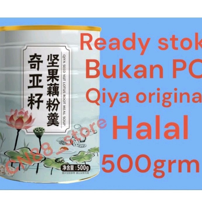 

Terupdate Ou fen LOTUS AKAR TERATAI ORIGINAL/ QIYA SEED NUT LOTUS ROOT MEAL SOUP/ OU FEN LOTUS ROOT POWDER 500GRAM / READY STOCK TIDAK PAKAI PO / BARANG KIRIM HARI INI LANGSUNG ★★★★★