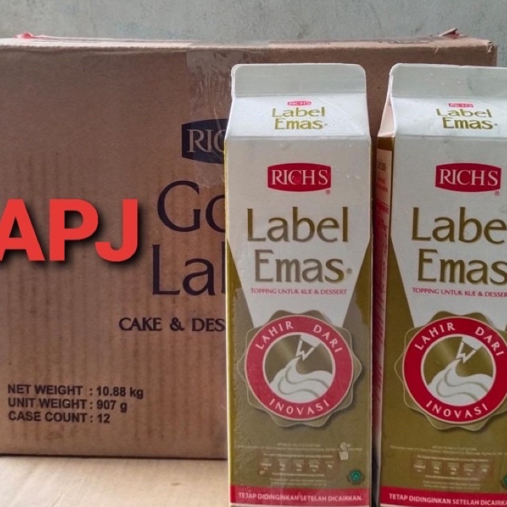 

Terlaku. Rich Gold Label Label Emas 907gr Ready stock