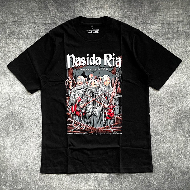 COD Tshirt NASIDA RIA X MORROW DIVISION - DIMANA MANA DOSA Official Merchandise Oversized Kaos