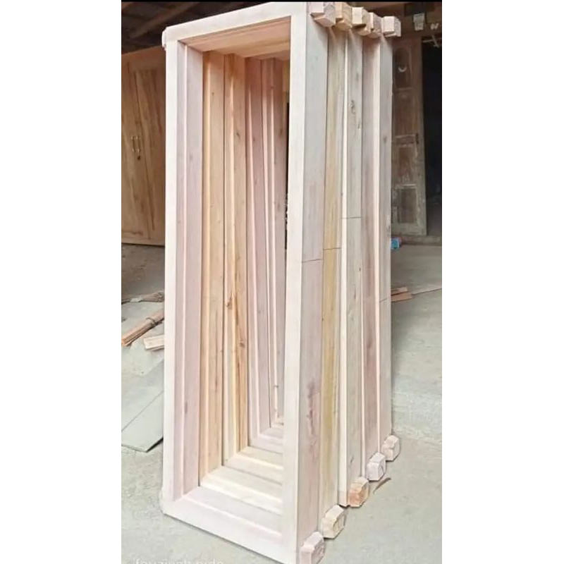 Kusen kayu mahoni untuk daun jendela 140 x 40