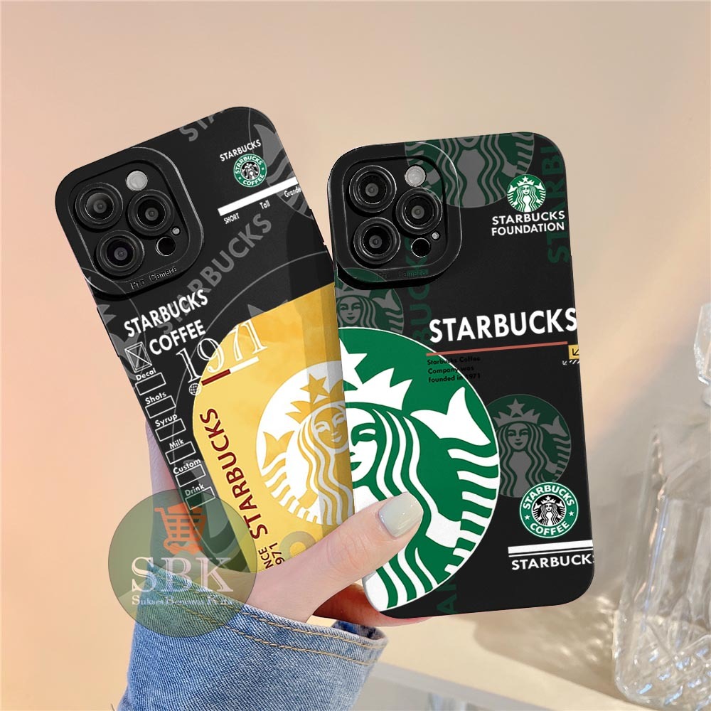 SBK - SOFTCASE PRO CAMERA STARBUCKS CASING TERBARU REALME NARZO 50A PRIME 30A 50i C35 C31 C2 C21Y C1