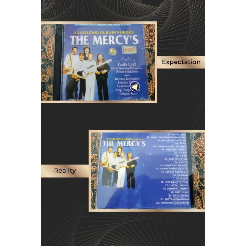 CD audio the Mercy's pelita utama