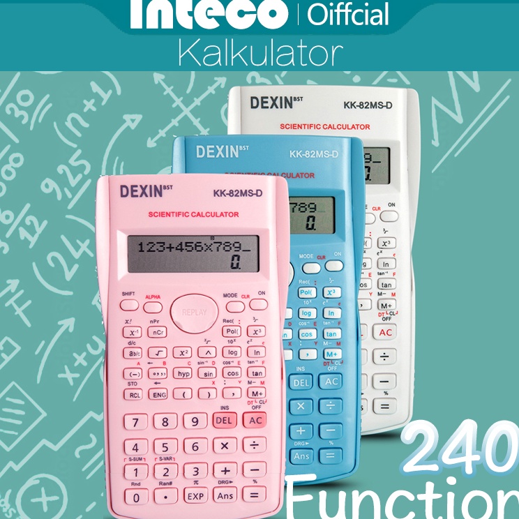 

Super Promo Kalkulator Scientific Calculator Sin Cos Tan 120 Function Aesthetic Estetik