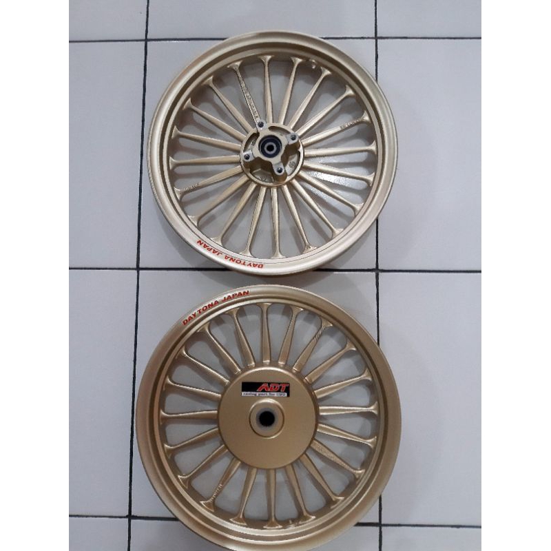 velg daytona beat vario 110 gp wheel gold Black 100% original