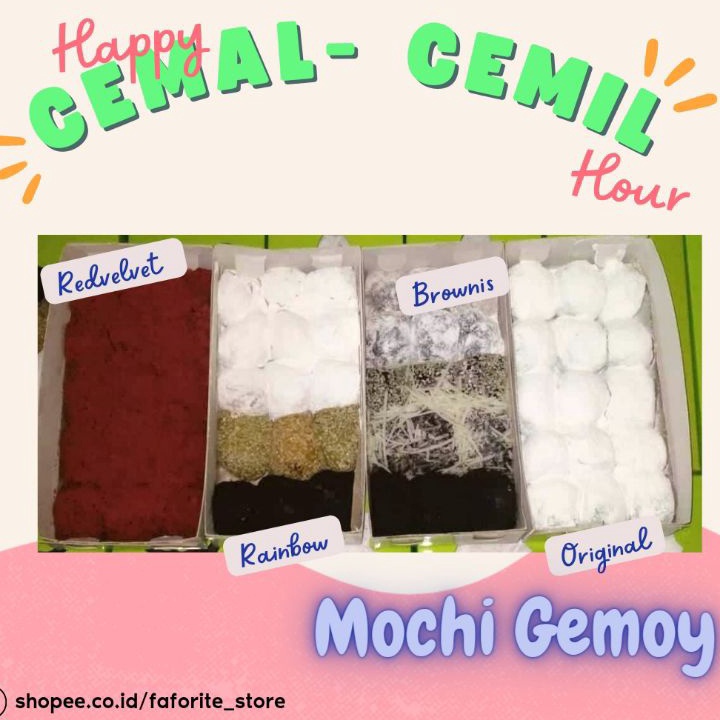 ➼➳✿✯ Mochi kekinian/ mochi viral/ mochi gemoy Stock Banyak