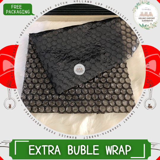 

Extra Packing Buble Wrap & Dus For Safety Produk