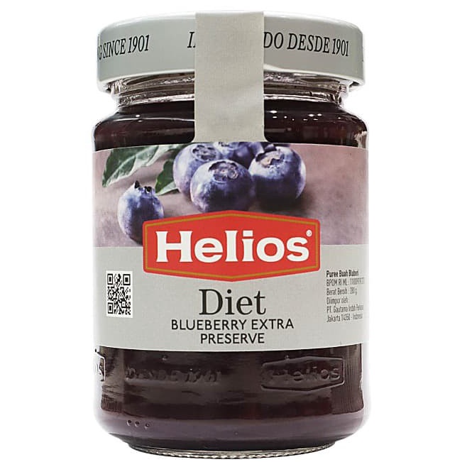 

➡✡✼ Selai Buah Helios Diet Blueberry Extra Preserve 280g Terupdate