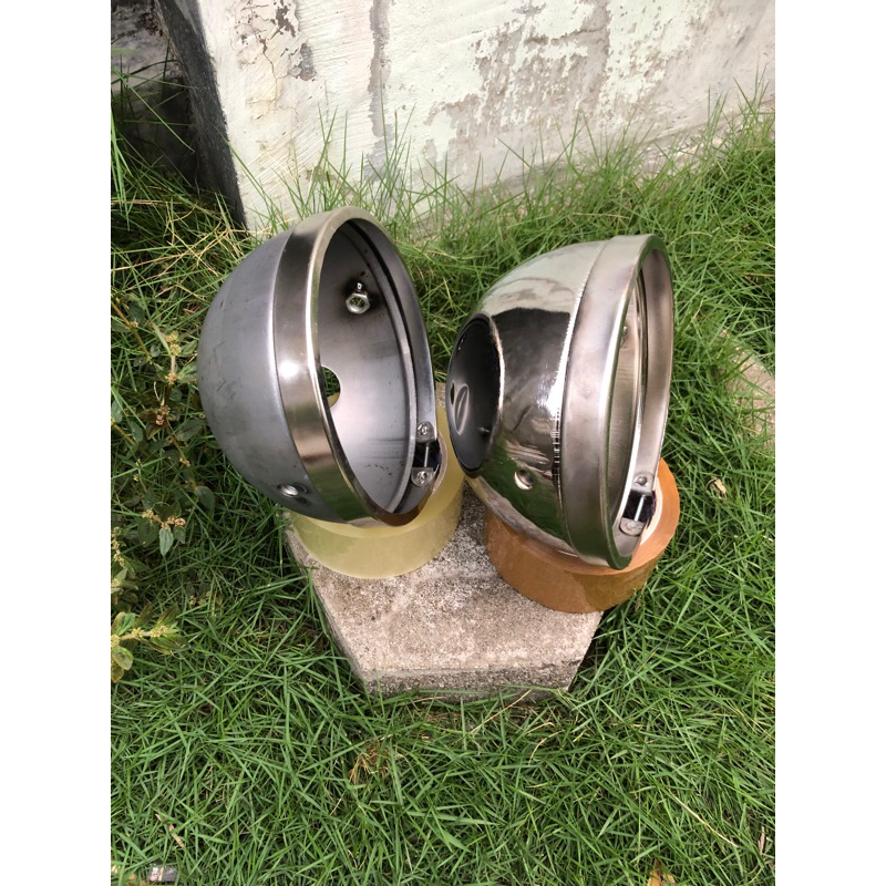 BATOK LAMPU DEPAN L2G PRES MENTAH LES CROM AUTOPAL DAYMAKER DEPO JUTE 5,75 INCH TOTOK 12G  TEBAL HEA