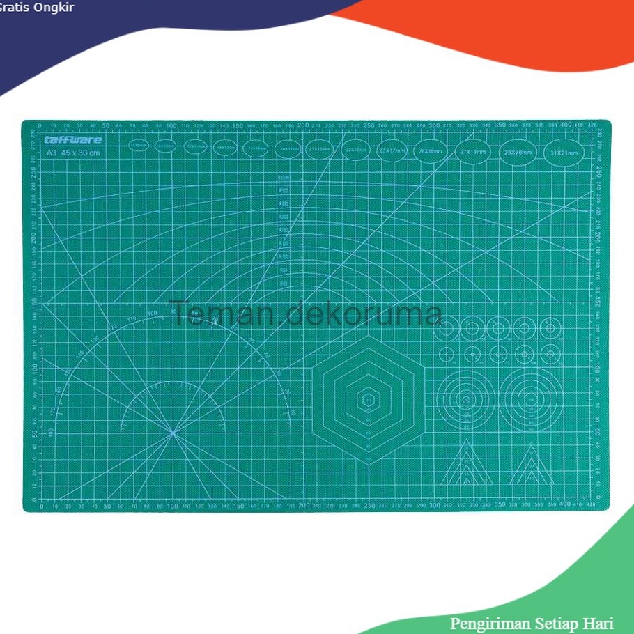 

Ready TD - PKK Taffware Work Cutting Mat Pad A3 45 x 30cm