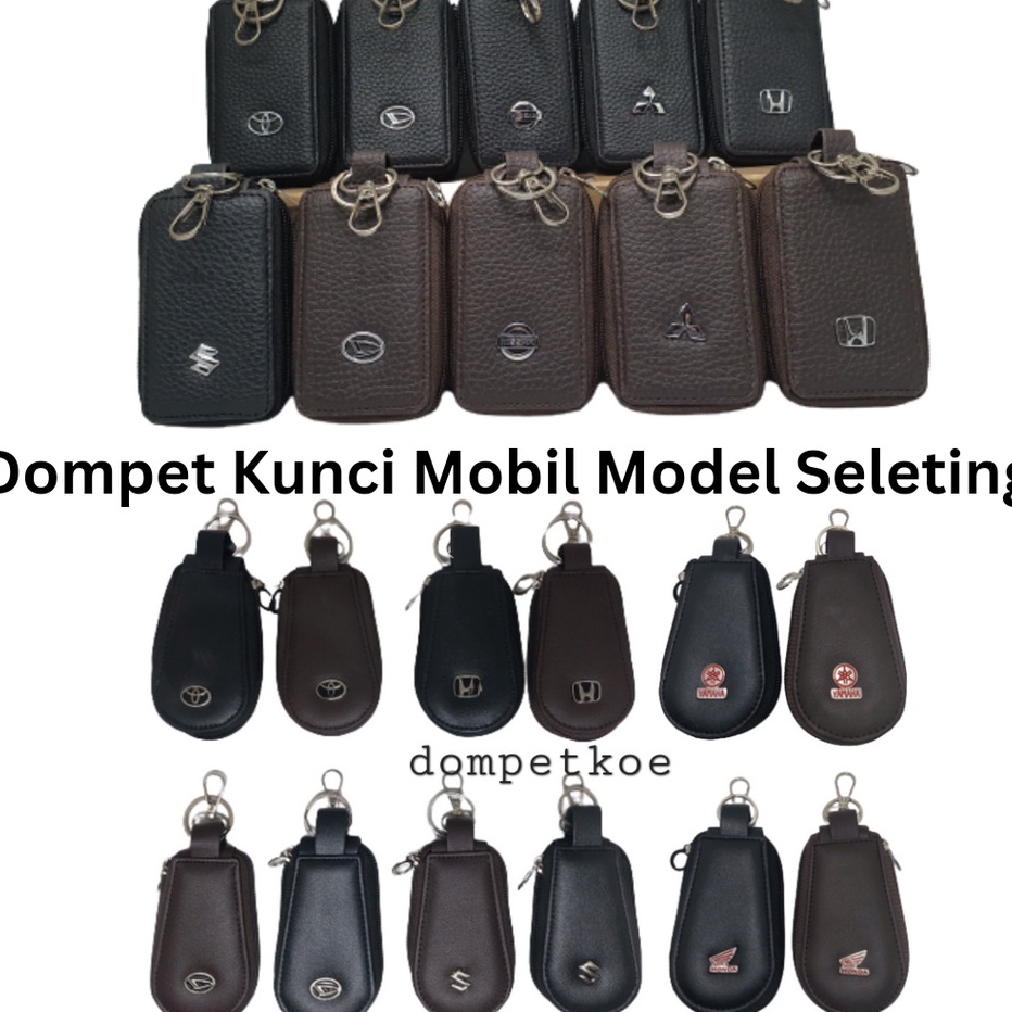 Bestseller Dompet Gatungan Kunci Mobil dan Motor Tipe Terbaru Model Seleting Keliling ➮➟✤