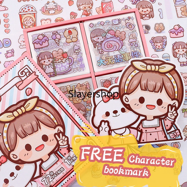 

Terbaru 72 Lembar Stiker Box Aesthetic Edisi Dodo Girl 1 Box 66