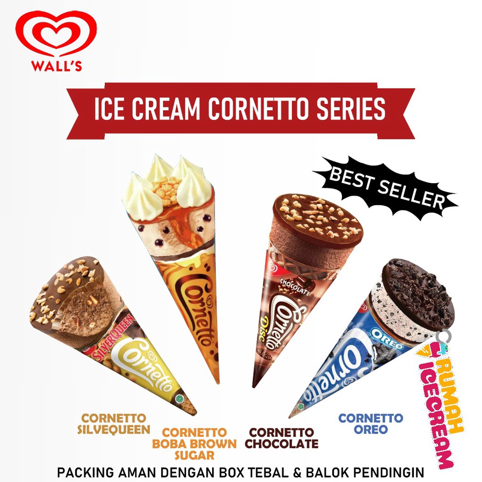 

VIRAL ✅ Ice Cream / Es Krim Cornetto Walls