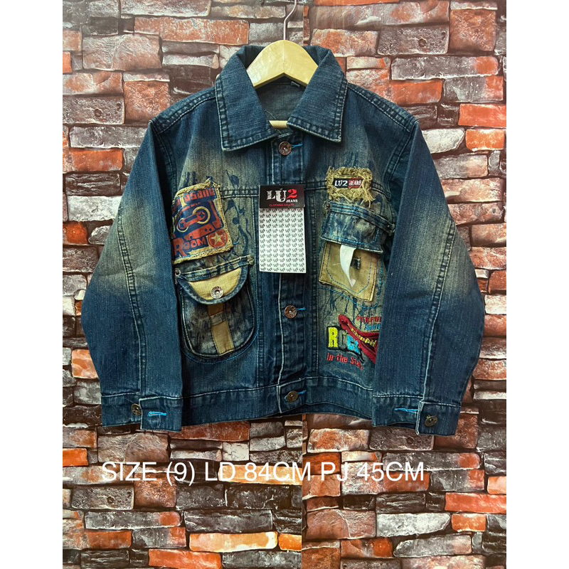 JACKET JEANS ANAK LAKI LAKI