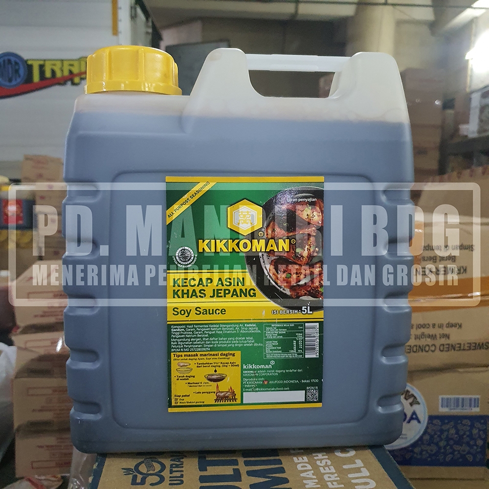 

KIKKOMAN SOY SAUCE 5 L KECAP ASIN KHAS JEPANG