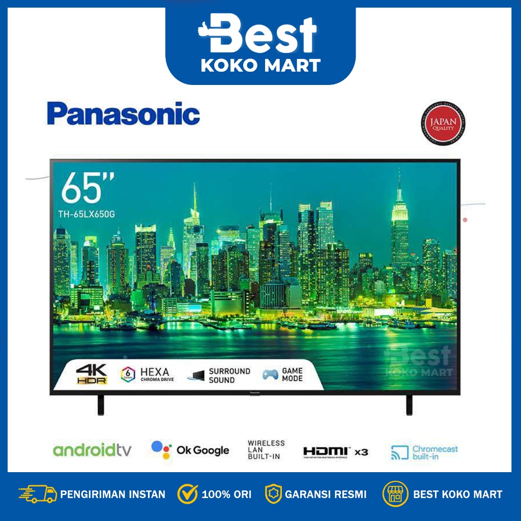 Panasonic TH-65LX650G LED 4K TV Andorid TV 4 K Japan Quality
