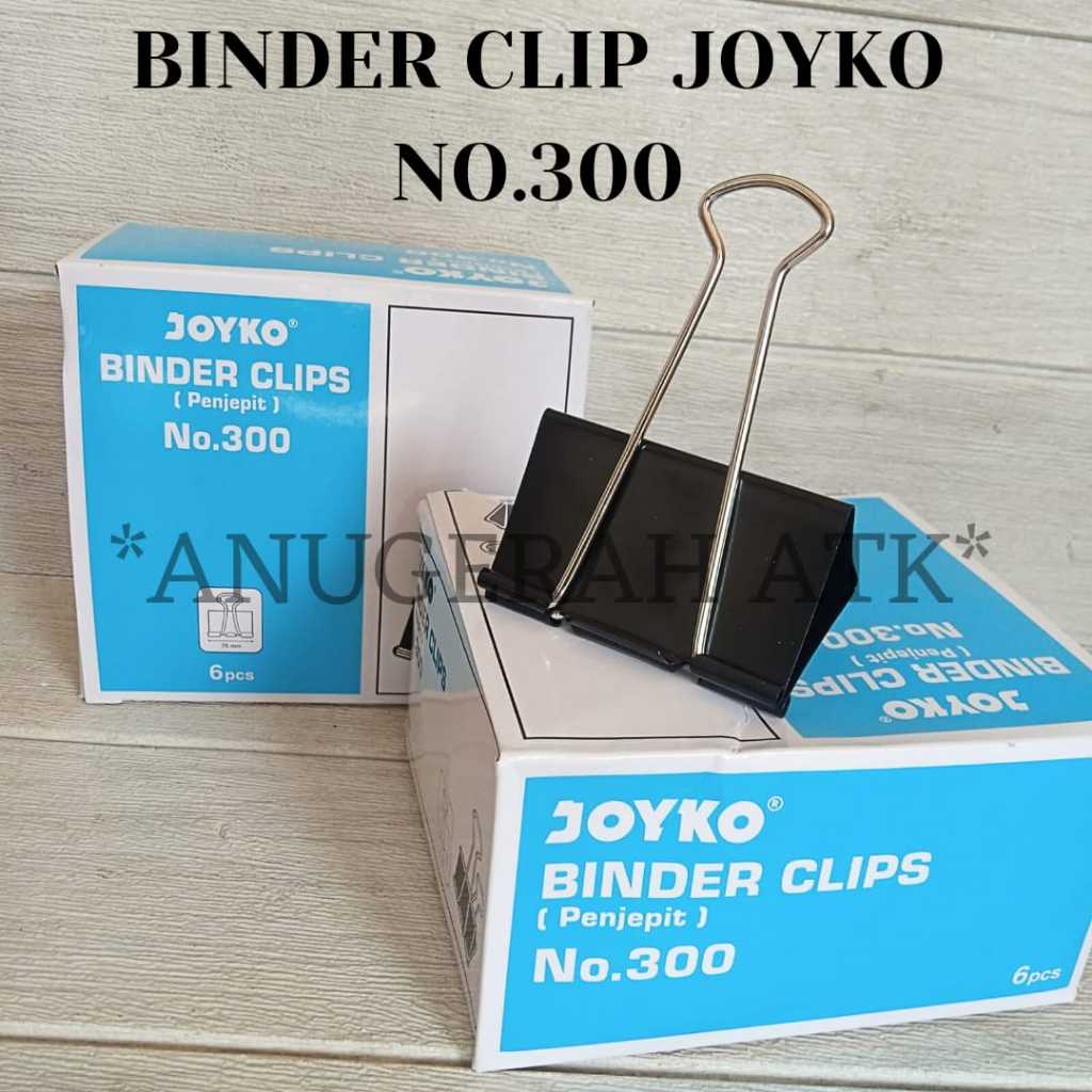 

(1Pack) Binder Clip Jumbo 300 / Klip Penjepit Kertas