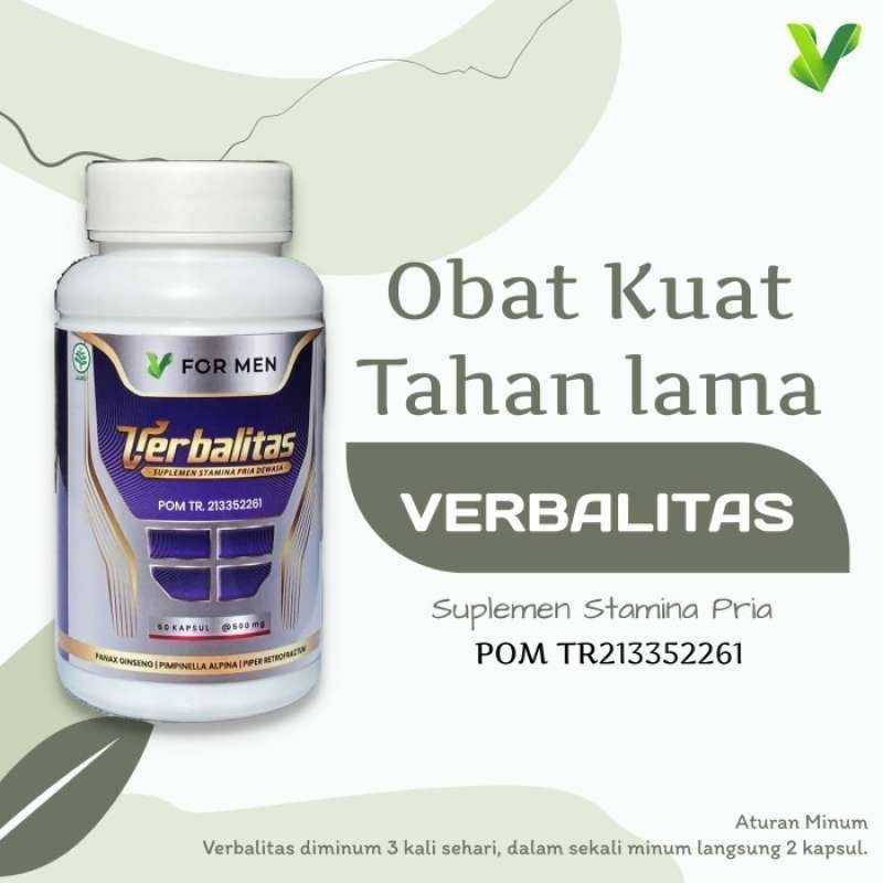 TERMANJUR DAN TERLARIS !!! VERBALITAS ORIGINAL lebih ampuh dariObat Oles Pria Tahan Lama