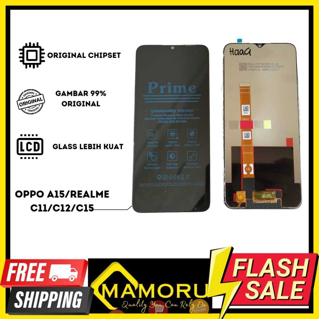 LCD/LAYAR LCD HP OPPO A15/REALME C11/C12/C15