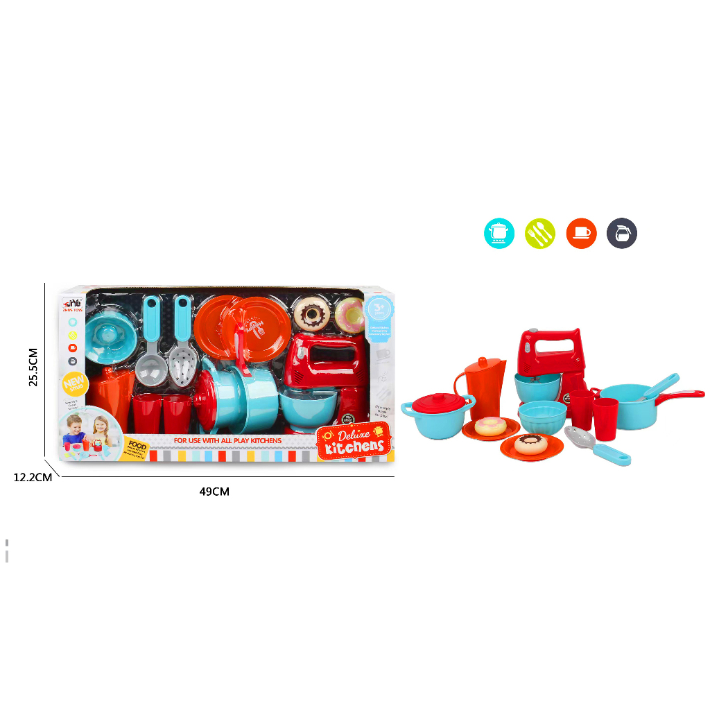 Mainan Kitchen Mixer Set Jumbo HW23021091/ Mainan Masak Masak Anak Ukuran Besar Set Lengkap