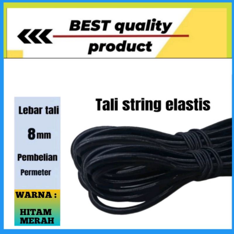 TALI ELASTIS BULAT 8 MM/KARET STRING 8 MM/BUNGAE CORD