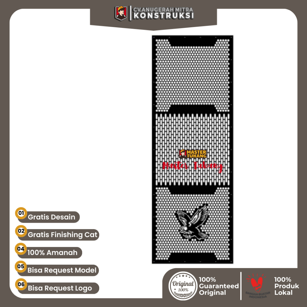 Grill Sound System Custom Tutup Ram Box Planar