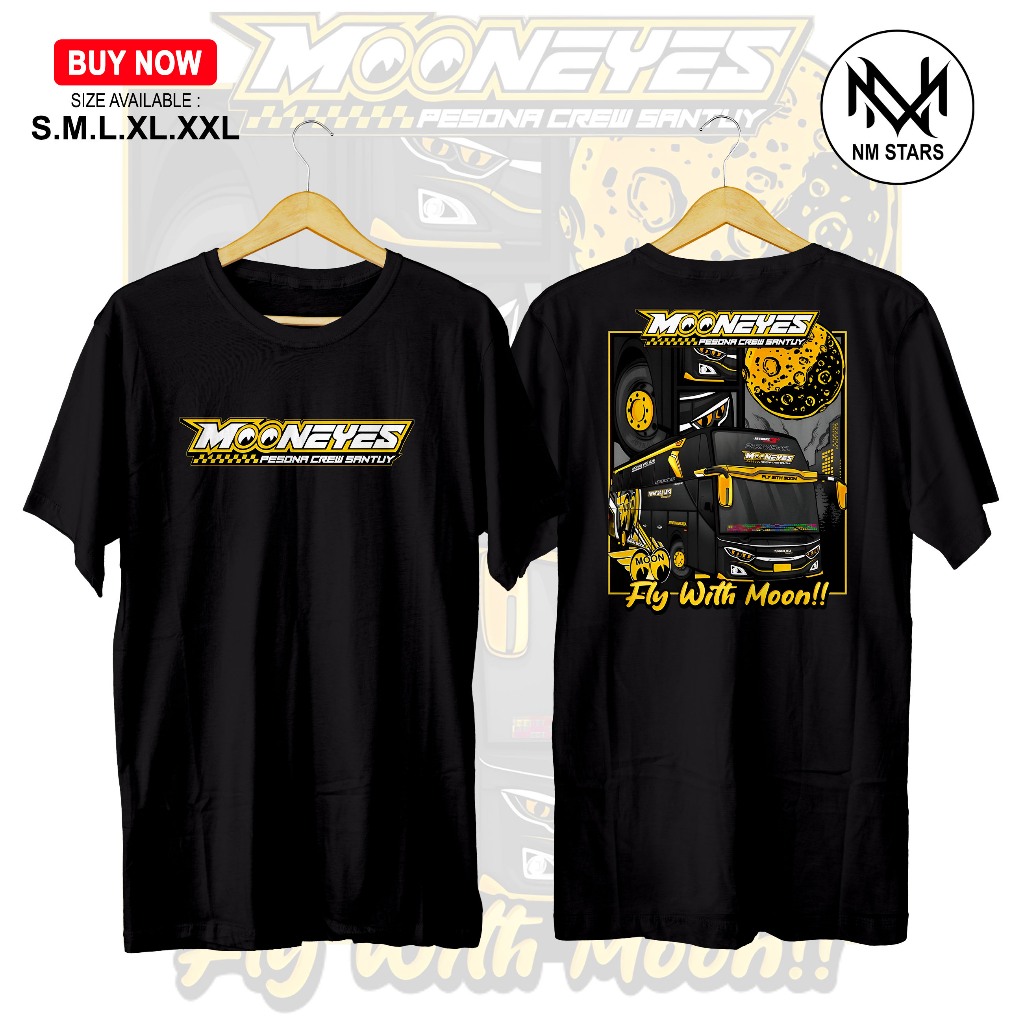 Kaos Bus Mooneyes Tunggal Jaya JetBus3 - Kaos Bismania - Kaos Bus Spesial Edition - Kaos Busmania - 