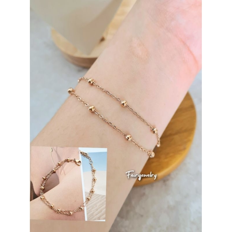 Gelang Jedar dua layer
