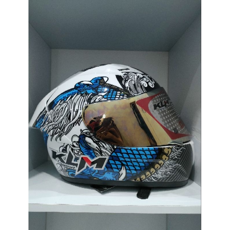Helm Fullface KLM motif Dragon New