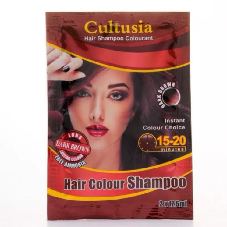 Cultusia shampo noni dark brown