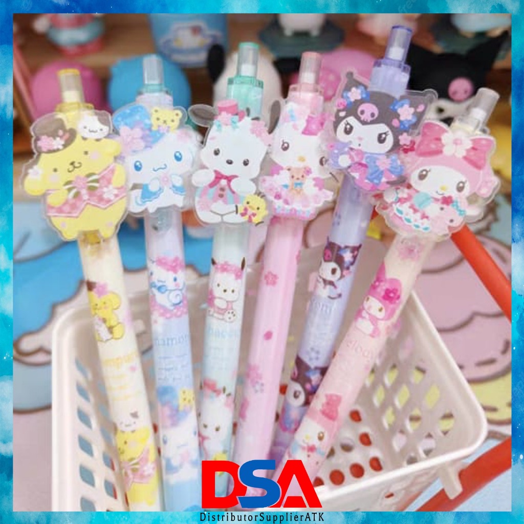 

PENSIL MEKANIK CETEK AKRILIK SANRIO FLOWER GEL 0,5 AKRILIK PREMIUM KARTUN SANRIO TERMURAH