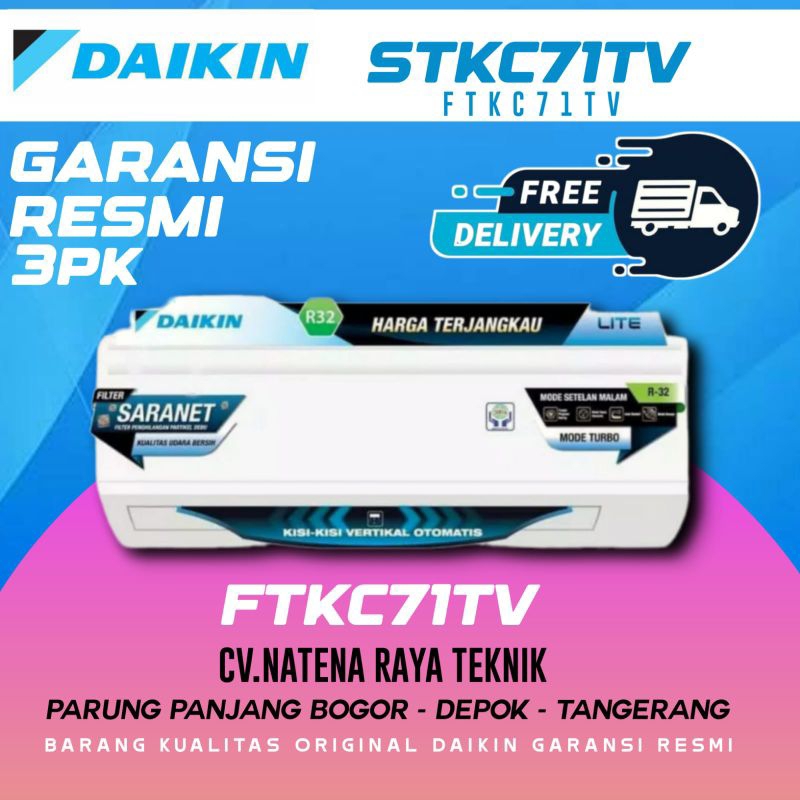 AC DAIKIN 3PK STKC71TV / FTKC71TV PARUNG PANJANG BOGOR