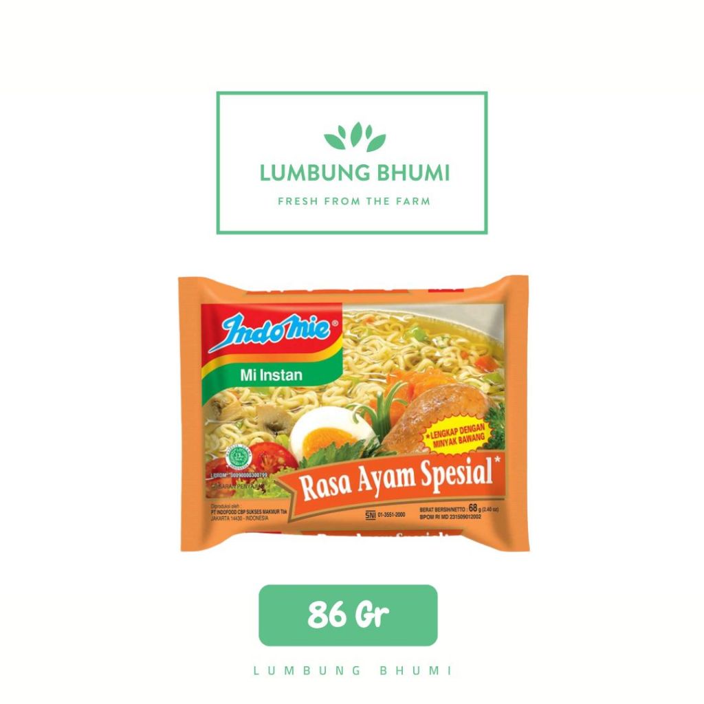 

INDOMIE Mi Ayam Spesial 68 Gr Ecer 1 Pcs - Lumbung Bhumi