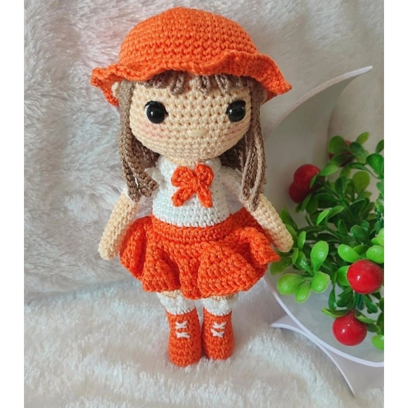Amigurumi Boneka Rajut Anak Perempuan Handmade