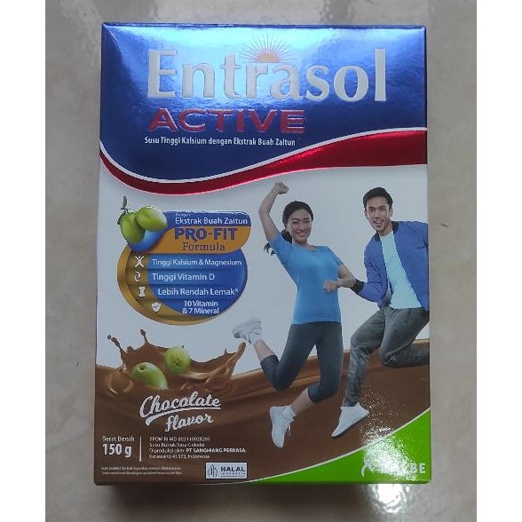 

ENTRASOL ACTIVE CHOCOLATE 150 GR