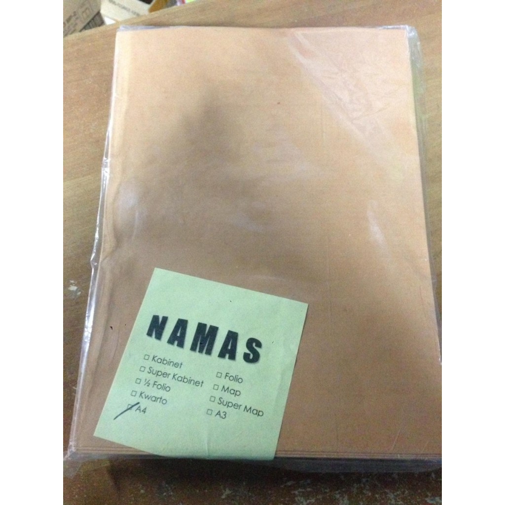 

Amplop Coklat Polos A4 isi 100 lembar *