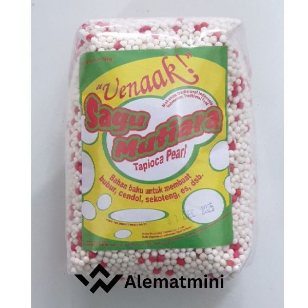 

COD - Sagu Mutiara Merah 500 Gram Cap Uenaak | Sago Pearl | Pacar Cina Dawet Sekoteng Es Teler Dll