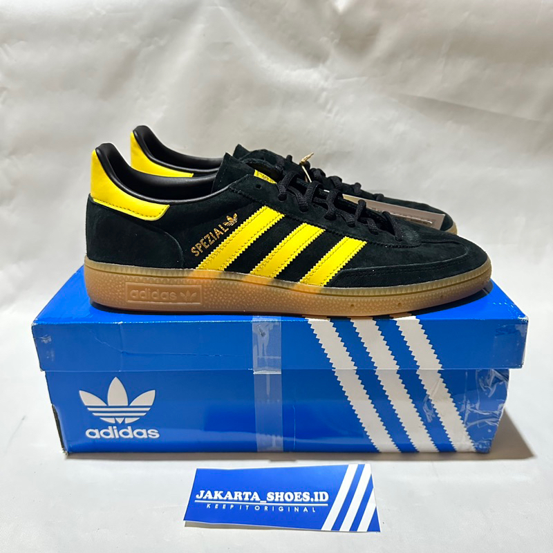 ADIDAS HANDBALL SPEZIAL BLACK / STRIPE YELLOW ORIGINAL