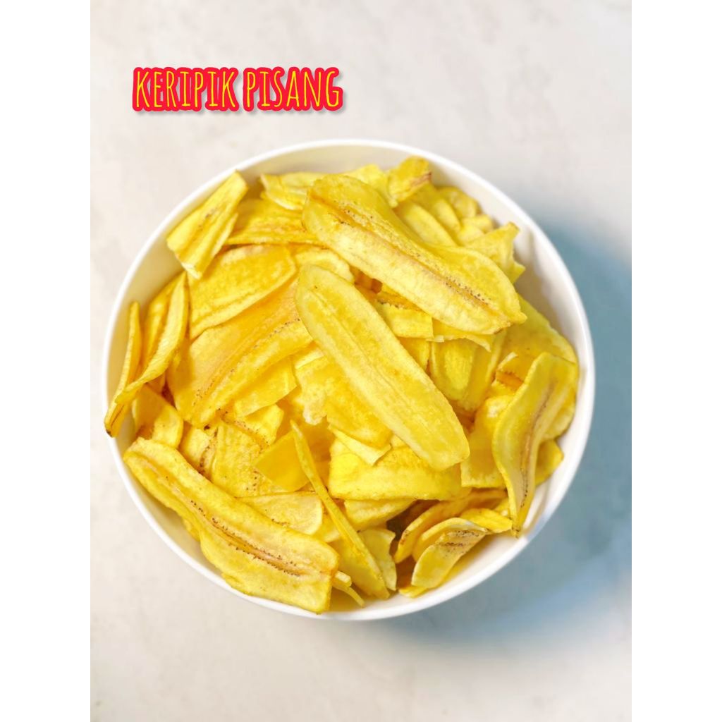 

Keripik Pisang Asin / Manis 250 gr (1/4 kg)