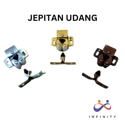 Jepit Udang Capit Udang pintu lemari cabinet mata ayam dapur Kuning Serbaguna INFJ