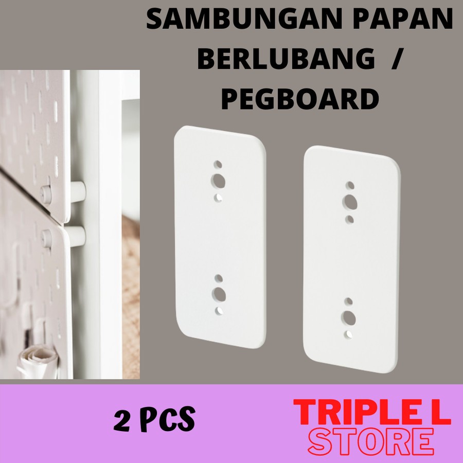 

Sambungan Konektor Papan Berlubang Pegboard Isi 2 Pcs