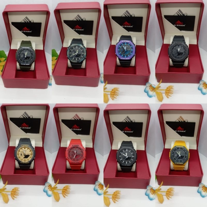 Jam Tangan Pria D Ziner 8287 Original