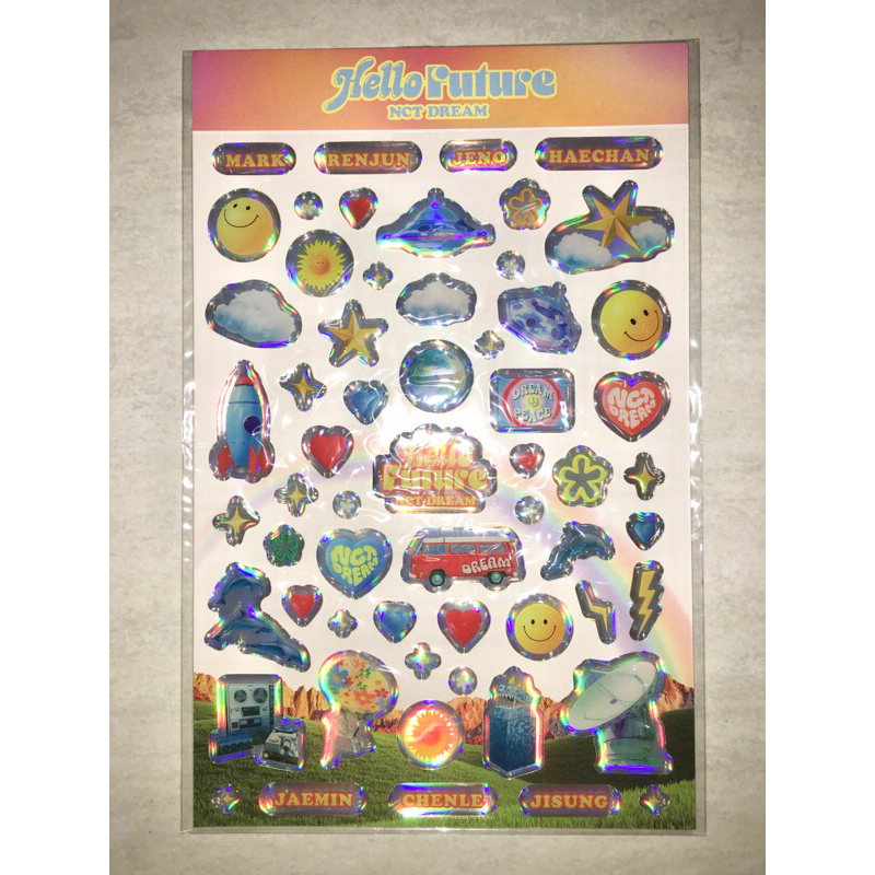 EPOXY STICKER ONLY HELLO FUTURE NCT DREAM