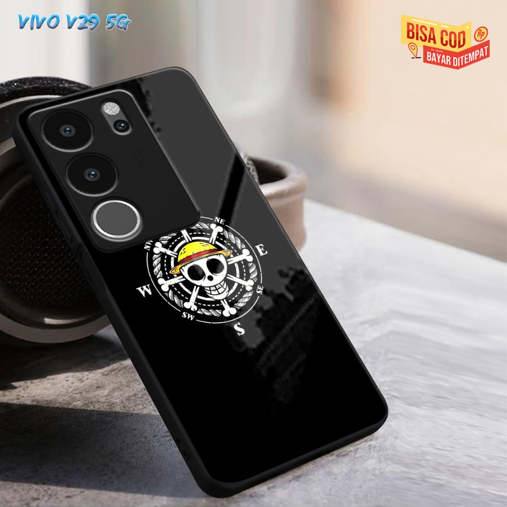 (CC239)CASING GLASS VIVO V29 5G CASING GLOSSY V29 5G CASE KACA VIVO V29 5G SOFTCASE VIVO V29 5G