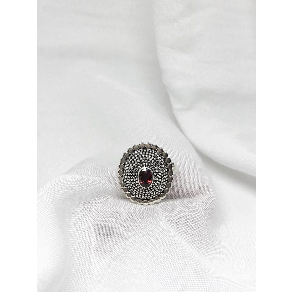 Ring Cincin Bunga Jawan Silver Perak Bali Asli Bali 925 Pria Wantia Elegan Costum Cantik