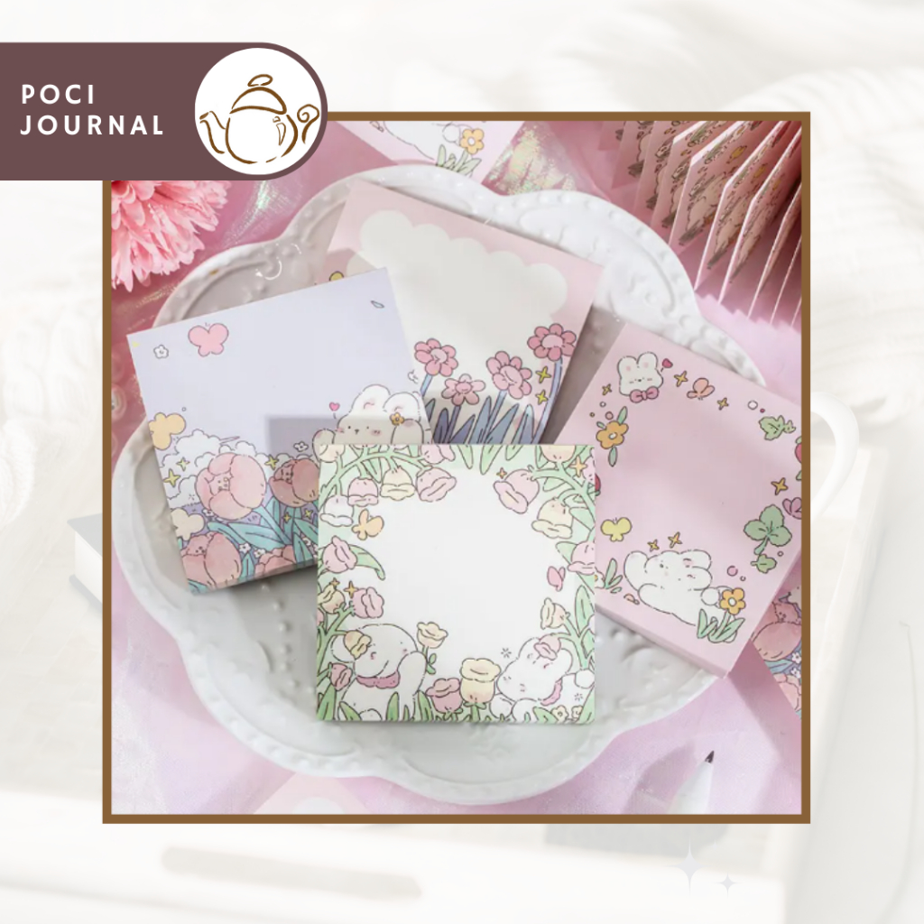 

Sticky Note [100pcs] Animal Cute Journal/Bujo/Planner/Scrapbook/Memo pad/stiki note/Sticky note lucu
