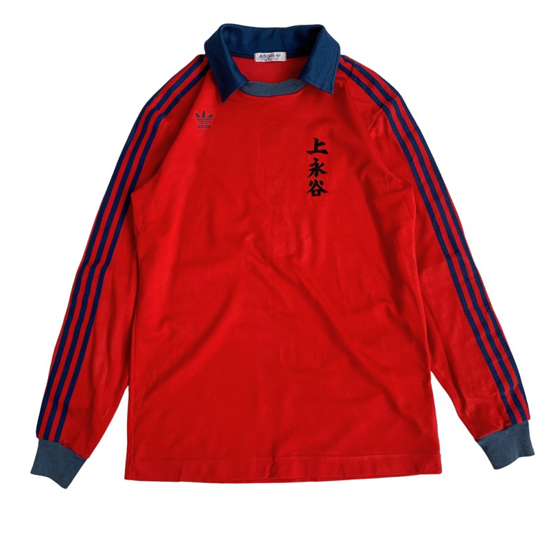 (RARE) Jersey Vintage 80s Adidas x Descente Japanese Goalkeeper, Red