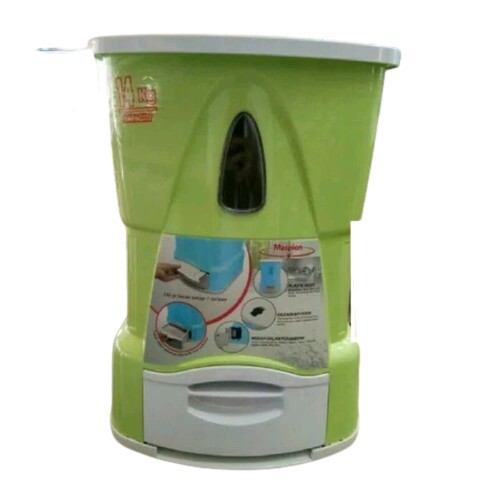 Rice Box Maspion MRD1400AP MRD-1400 14Kg Tempat Beras - PROMO WARNA HIJAU