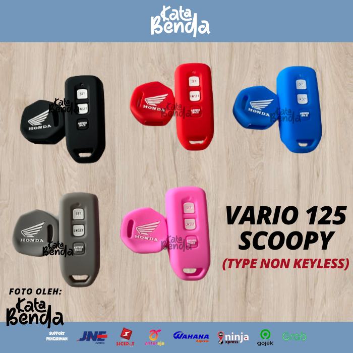 Larismanistokokku Cover Kunci + Alarm Scoopy/Vario 125 Silicone Remote Sarung 2023 Kondom Remot
