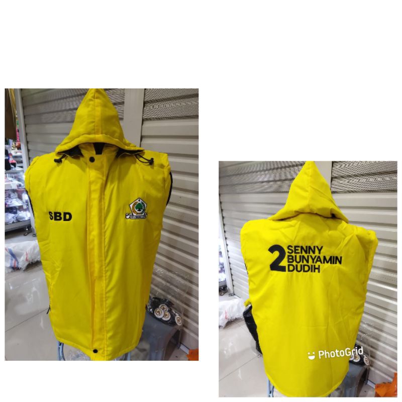 rompi partai golkar parasut#rompi.caleg golkar